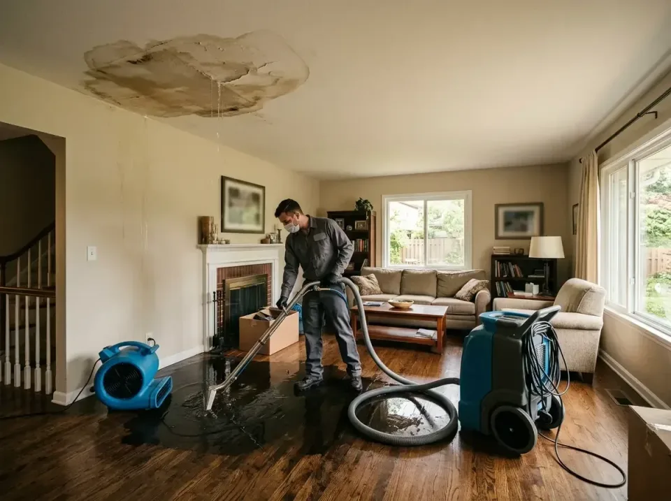 attic-pipe-burst-ceiling-drip-008 — frequently asked questions, Water Damage Restoration & Carpet Care in Richmond West, FL